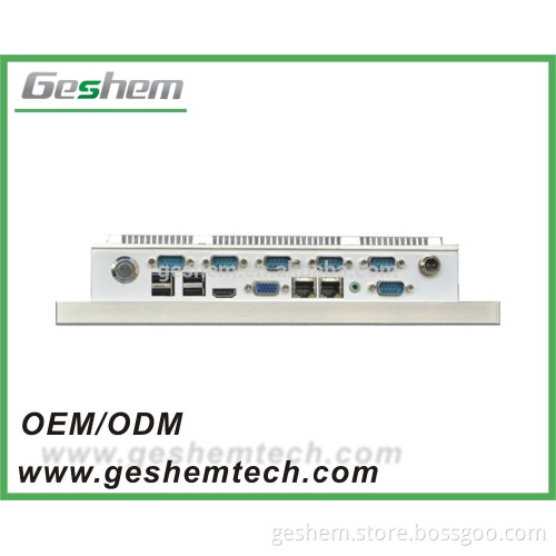 Manufacturer 12 inch 1037U dual core processor rugged fanless industrial computer with dual lan industrial touch screen panel pc